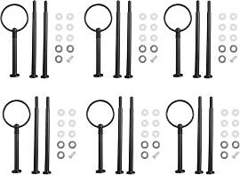 Koomiao Etageren Stangen Set,6 Set Etagere