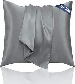 Kopfkissenbezug, 60 x 60 cm, aus Satin, sehr