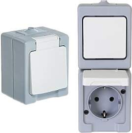 Kopp 100648007 Schutzkontakt-Steckdose 1-Fach,