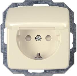 Kopp 945201083 Rivo Schutzkontakt-Steckdose mit