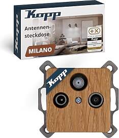 Kopp MILANO 3-fach Antennensteckdose -