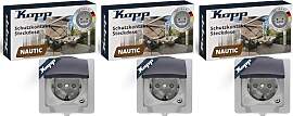Kopp Nautic 1-fach Schutzkontakt-Steckdose mit