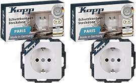 Kopp Paris 1-fach Schutzkontakt-Steckdose für den 