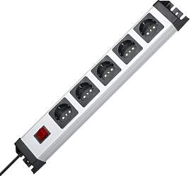 Kopp Powerversal Steckdosenleiste, 5-Fach, mit