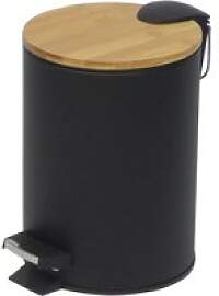 Kosmetikeimer schwarz Metall ca. 3 l