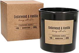 KOTARBAU® Duftkerze im Glas Kerze mit Holzdocht