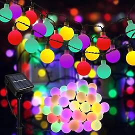 Kousee Solar-Lichterkette für den Außenbereich,