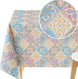 KP HOME Abwischbare PVC Tischdecke Rechteckig 200