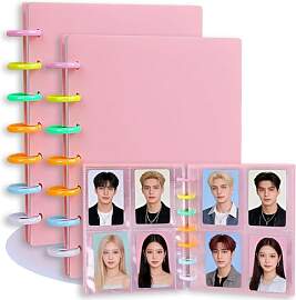 Kpop-Photocard-Binder, 2er-Set mit 40 Seiten (160