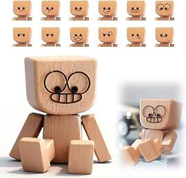 KQLHLHDYZ Holzmännchen-Figur für