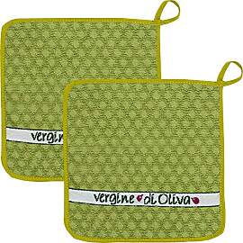 Kracht Topflappen "Olio extra" 2er-Pack