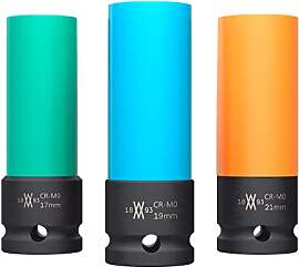 Kraft-Schoneinsätze 3tlg für Alu-Felgen 17mm