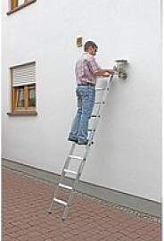 KRAUSE Anlegeleiter Stabilo silber 10 Stufen, H: