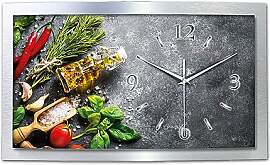 Kreative Feder 3D Designer-Wanduhr Frische Küche
