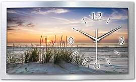 Kreative Feder 3D Designer-Wanduhr Sandstrand in