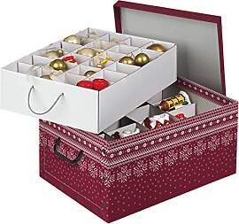 Kreher Weihnachtlicher XL Deko Karton mit