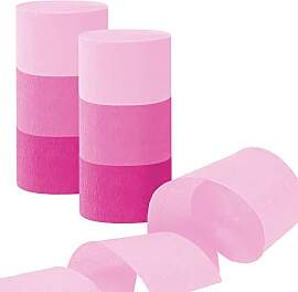Krepppapier 6 Rollen 150 m, Kreppband Satz von