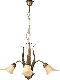 Kronleuchter Alga Bronzefarben max. 22 Watt
