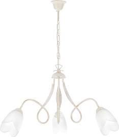 Kronleuchter Doppia Giro Bronzefarben max. 6 Watt