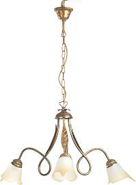 Kronleuchter Doppio Giro Bronzefarben max. 6 Watt