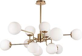 Kronleuchter Erich Messingfarben max. 40 Watt