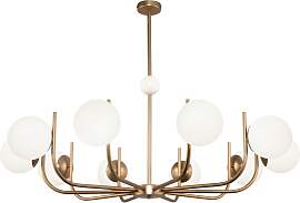 Kronleuchter Rendez-Vous Messingfarben max. 40 Watt