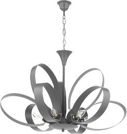Kronleuchter Serena Grau max. 6 Watt