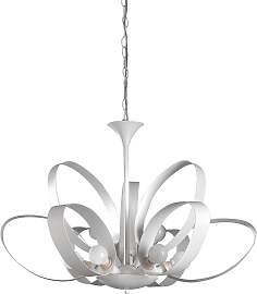 Kronleuchter Serena Weiß max. 6 Watt