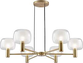 Kronleuchter Vision Goldfarben max. 60 Watt