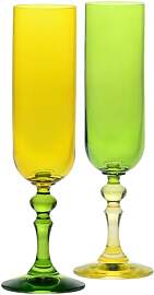 Krosno – Farbige Sekt- und Prosecco-Gläser –