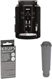 KRUPS Arabica Picto Kaffeevollautomat Set EA8108: