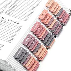 Kryzalite 75 Aufkleber Laminierte Bibel-Tabs, rosa 