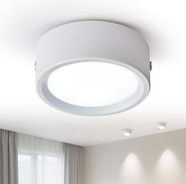 KSIBNW LED Deckenspot Weiß, 7W Aufbauspot
