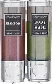 KSITEX Seifenspender Wandmontiert– Shampoo & 