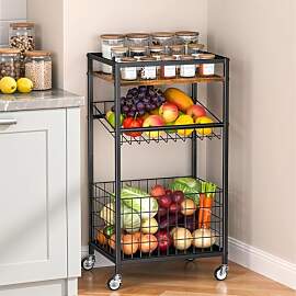 Kssiaz Obststand für Küche, 3-stufiger