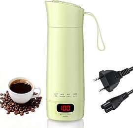 Kssvzz Elektrischer Reisewasserkocher Klein 400ml, 