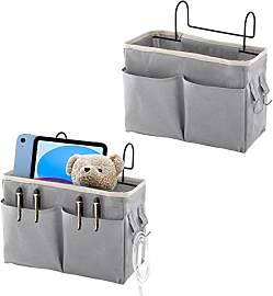 Ksvaye 2 Stück Bett Organizer zum Einhängen