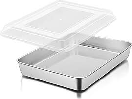Kuchenform, Herogo Tief Backblech mit Deckel