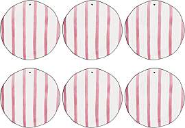 Kuchenteller Rose Big Stripe Streifen D. 19cm