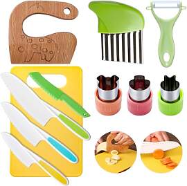 KUDLE 11 teiliges Kindermesser Set, Kinder