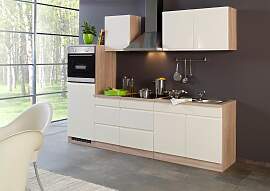 Küchenblock "Cardiff" Creme /Eiche