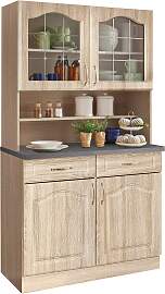 Küchenbuffet WIHO KÜCHEN "Linz", beige 