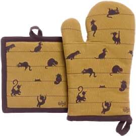 Küchenhandschuh- und Topflappen-Set Dubout
