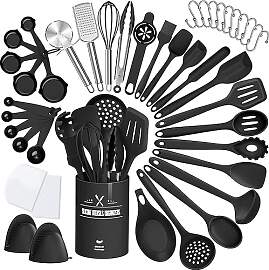 Küchenhelfer Set, 43-teiliges Silikon