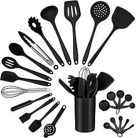 Küchenhelfer Set, Onader 25-teiliges Silikon