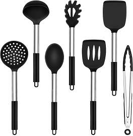 Küchenhelfer Set, Onader 7 Stück Silikon
