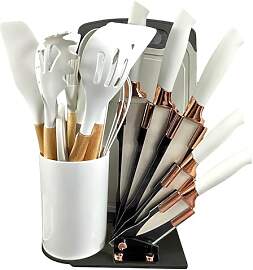 Küchenmesser Set 19-in-1, Küchenutensilien Set