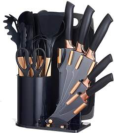 Küchenmesser Set 19-in-1, Küchenutensilien Set