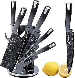 Küchenmesserset, 8PCS Edelstahl Messerblock Set