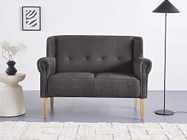 Küchensofa HOME AFFAIRE "Moro", schwarz 